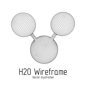 线框网 H2o 分子