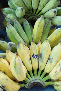 在市场成熟的香蕉很好吃