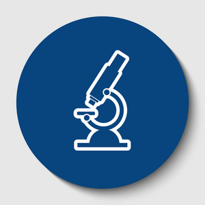 显微镜剪影图片