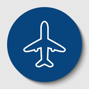 飞机矢量图标标志图片