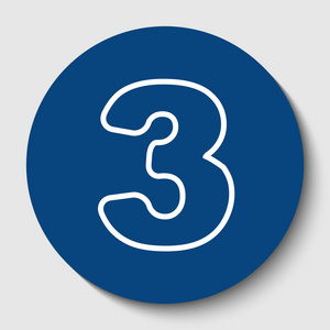 方程车编号3符号设计模板元素.矢量.