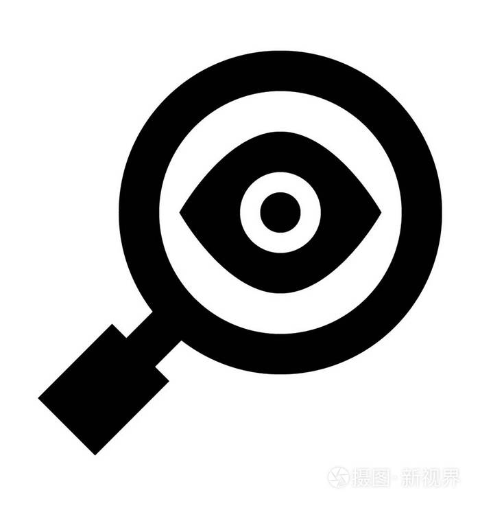 放大镜矢量图标