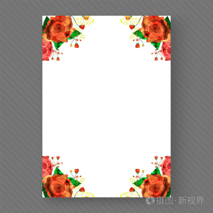 空白横幅或海报设计