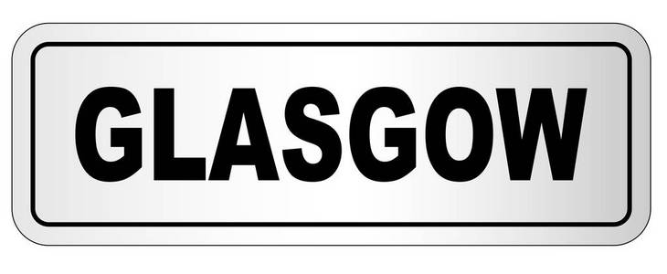 格拉斯哥城市铭牌