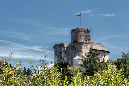 杜纳杰城堡是一座中世纪的堡垒，位于波兰尼迪齐卡扎梅克村的科尔茨廷水库的右岸。
