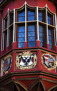 历史商人大厅 Kaufhaus 窗口装饰品