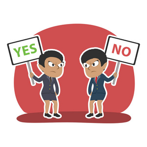 争论的商人图片