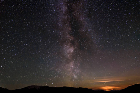 星山天空银河夜