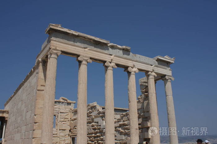希腊 阿提卡 雅典历史中心 卫城山 著名的柱的标志性神殿照片照片 正版商用图片103wn0 摄图新视界
