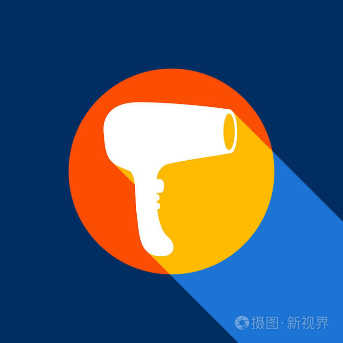 矢量.白色的图标在柚的圆圈与无限阴影的光在凉爽的黑色背景.