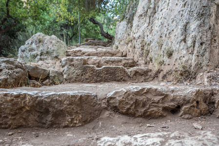 Silifke 地区的天堂峡谷洞穴内部。梅尔辛土耳其