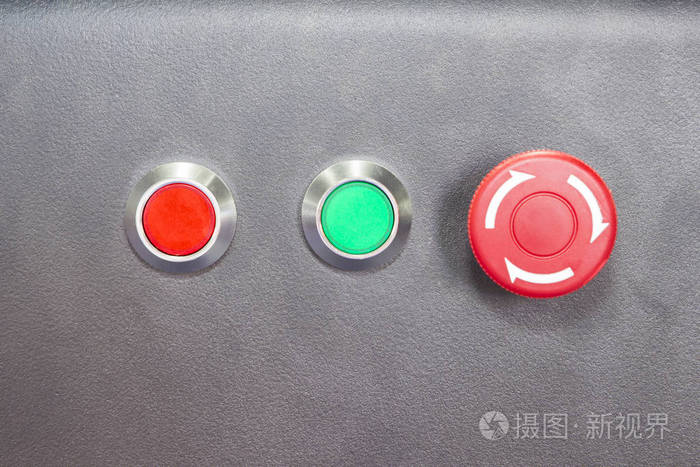 on,off 和紧急停止按钮