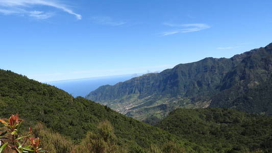 马德拉岛上的山地景观