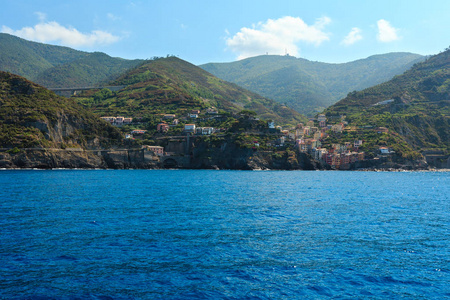 Manarola 从船, 五渔村