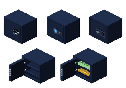 保险柜为储蓄金钱和文件