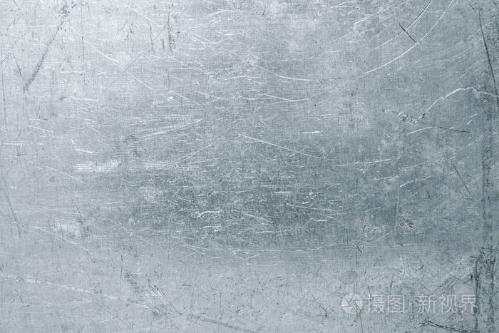 穿钢板背景,光金属质感与划痕