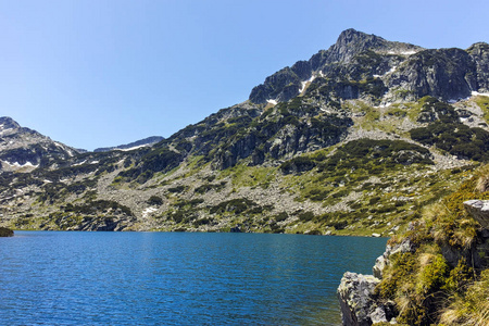 Popovo 湖, Pirin 山的惊人的夏天风景