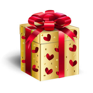 礼品盒为圣诞节和新年的寒假, 庆祝, 美丽的礼品盒与缎带隔离白色背景, 目前, 节日礼品盒矢量装饰插图。拳击节促销壁纸