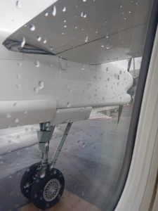 细节从飞机的窗口