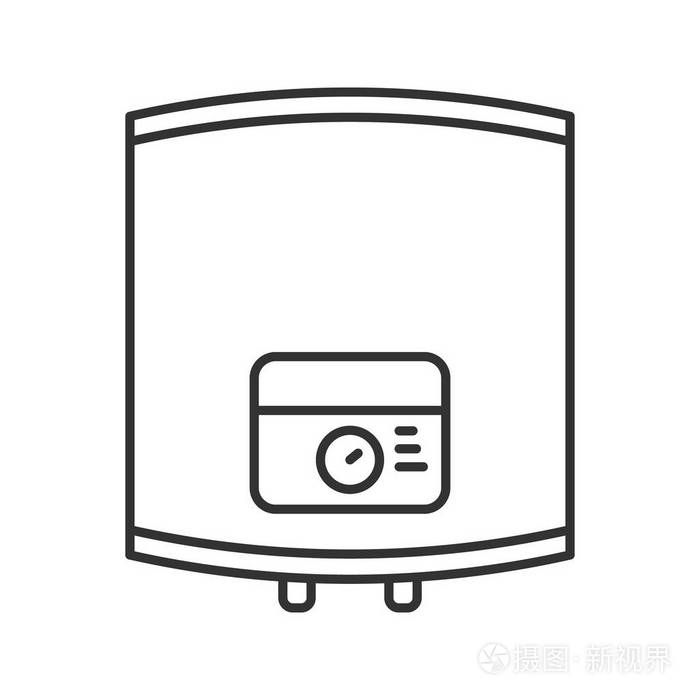 家用锅炉图标插画-正版商用图片105cvq-摄图新视界