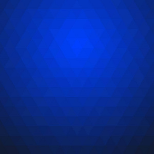 深蓝色抽象几何皱巴巴的三角形低聚样式矢量插图图形背景。黑色和蓝色颜色详细信息 web 模板