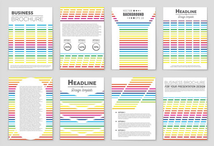 抽象矢量布局背景集。为艺术模板设计, 列表, 头版, 样机小册子主题风格, 横幅, 想法, 封面, 小册子, 印刷品, 传单, 