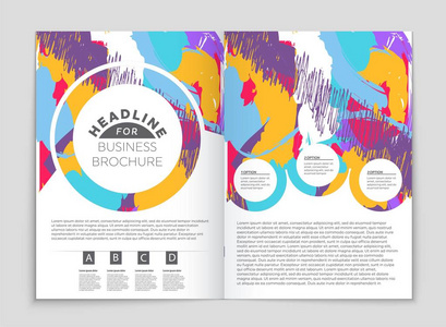 抽象矢量布局背景集。艺术模板设计 列表 头版 样机宣传册主题样式 横幅 想法 封面 小册子 打印 传单，书，空