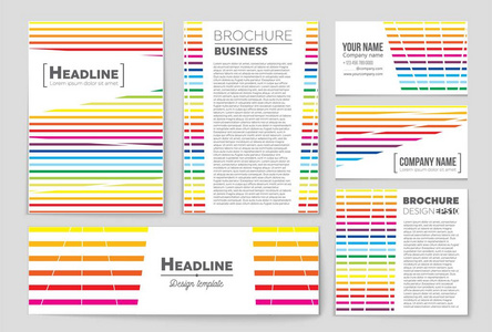 抽象矢量布局背景集。为艺术模板设计, 列表, 头版, 样机小册子主题风格, 横幅, 想法, 封面, 小册子, 印刷品, 传单, 