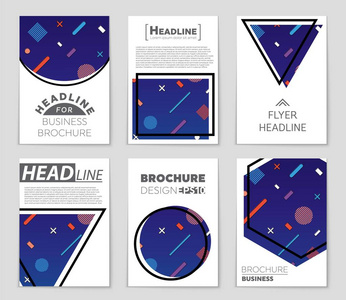 抽象矢量布局背景集。为艺术模板设计, 列表, 头版, 样机小册子主题风格, 横幅, 想法, 封面, 小册子, 印刷品, 传单, 