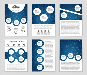 抽象矢量布局背景集。为艺术模板设计, 列表, 头版, 样机小册子主题风格, 横幅, 想法, 封面, 小册子, 印刷品, 传单, 