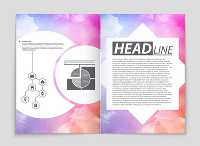抽象矢量布局背景集。艺术模板设计 列表 头版 样机宣传册主题样式 横幅 想法 封面 小册子 打印 传单，书，空