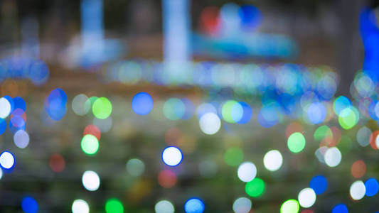 美丽的 bokeh 光背景