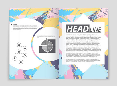 抽象矢量布局背景集。艺术模板设计 列表 头版 样机宣传册主题样式 横幅 想法 封面 小册子 打印 传单，书，空