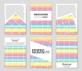 抽象矢量布局背景集。为艺术模板设计, 列表, 头版, 样机小册子主题风格, 横幅, 想法, 封面, 小册子, 印刷品, 传单, 