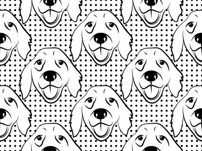与狗的无缝模式 拉布拉多猎犬矢量背景 完美的壁纸 图案填充 网页背景 表面纹理 纺织品插画 正版商用图片106bhc 摄图新视界 与狗的无缝模式 拉布拉多猎犬矢量背景 完美的壁纸 图案填充 网页背景 表面纹理 纺织品插画 正版商用图片106bhc 摄图新视界