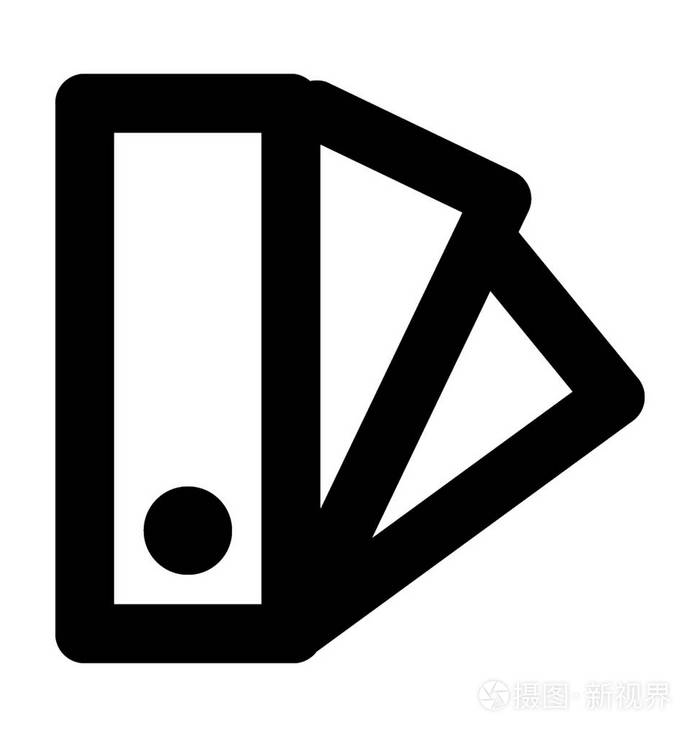 油漆样本矢量图标