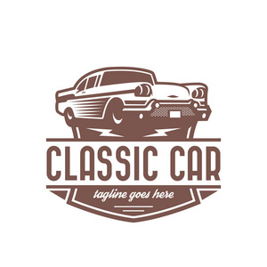 经典汽车标志模板, 老式汽车标志, 复古汽车标志的设计师