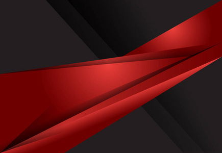 红色和黑色抽象几何材料设计背景