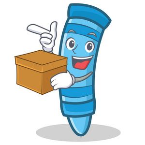 带方块蜡笔卡通风格照片