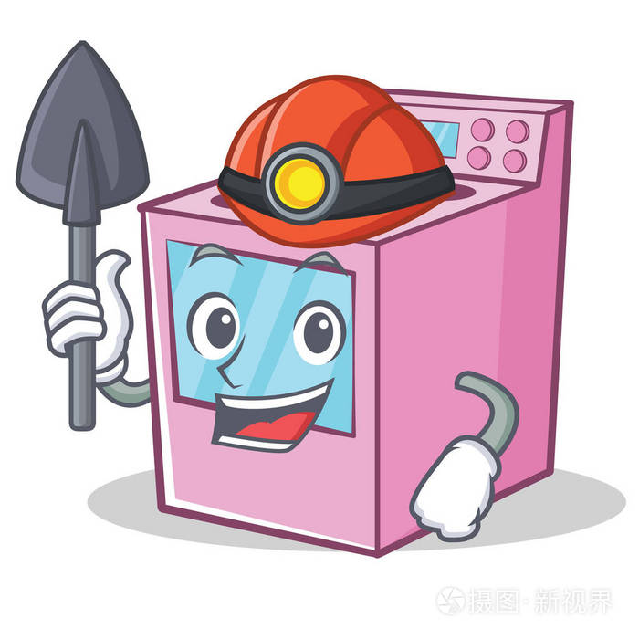 矿工燃气灶卡通人物