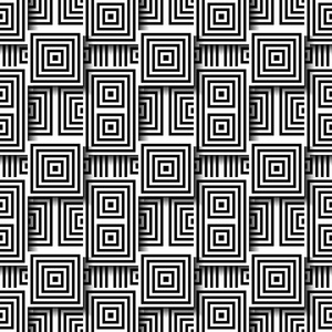 正方形黑白图片