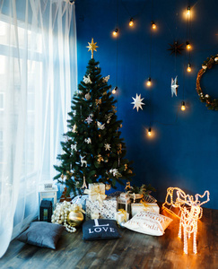 室内装饰圣诞风格图片