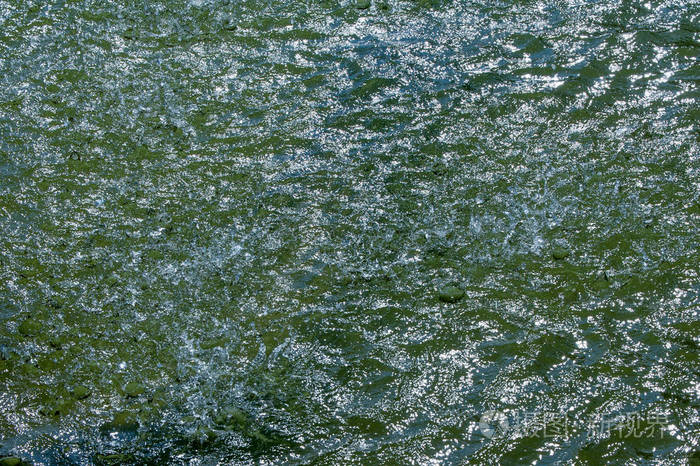 纹理背景图案. 水池里的水从喷泉里喷出来. 水池喷泉喷灌垂直高间歇泉