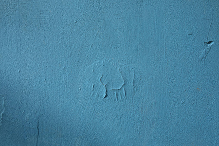 旧的蓝色墙壁纹理或背景