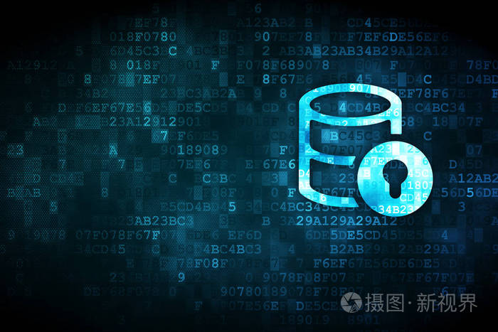 软件的概念数字背景数据库与锁