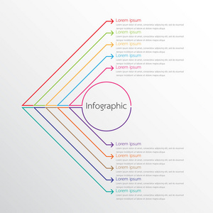 用于详细报告的矢量信息模板。 所有10个主题。
