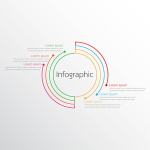 用于详细报告的矢量信息模板。 所有6个主题。