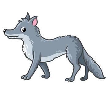 可爱卡通狼图片图片大全