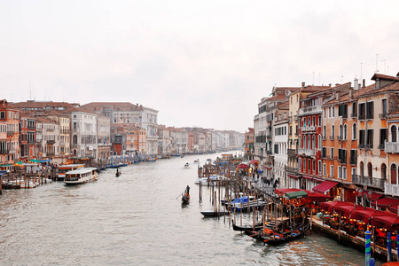 意大利威尼斯，威尼斯运河风景