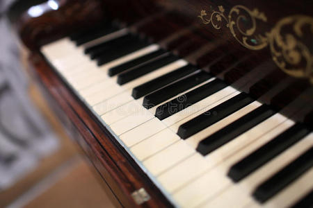 钢琴键盘细节
